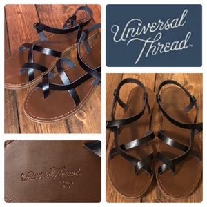 Universal Thread Goods by Target Black Sandals 9.5